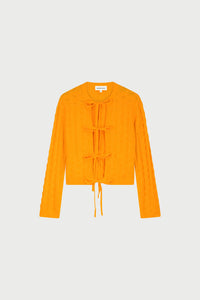 Chelsea Cardigan | Solar Orange