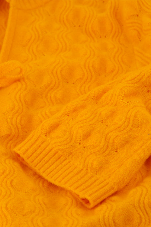 Chelsea Cardigan | Solar Orange