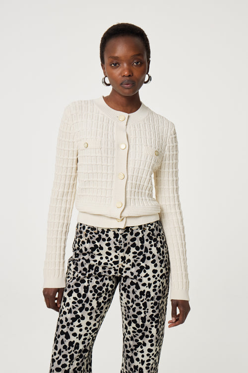Chin Cardigan | Cosy White