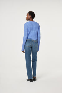 Chin Cardigan | French Blue