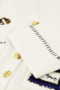 Betty Cardigan | Cosy White