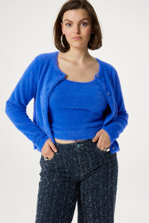Kate Cardigan | Bright Blue