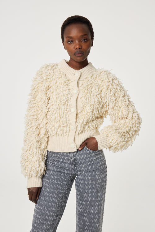 Dolly Cardigan | Cosy White