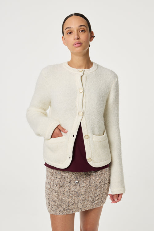 Marcia Cardigan | Cosy White