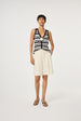 Paulina Top | Cosy White/Black