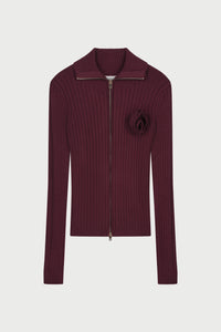 Vesta Cardigan | Deep Burgundy