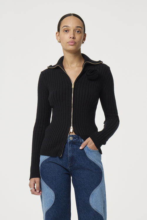 Vesta Cardigan | Black