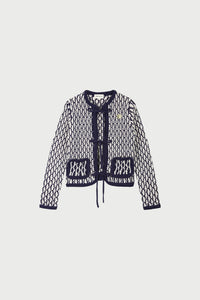 Balou Cardigan | Cosy White/Navy