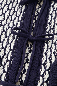 Balou Cardigan | Cosy White/Navy