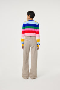 Henry Cardigan | Multi Stripe