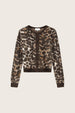 Henry Leopard Cardigan | Toffee/Camel Club