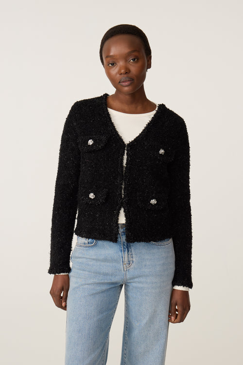 Envelope Cardigan | Black