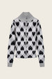 Jamie Cardigan | Grey/Black