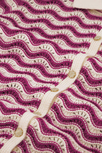 Caro Crochet Cardigan | Pink Craze