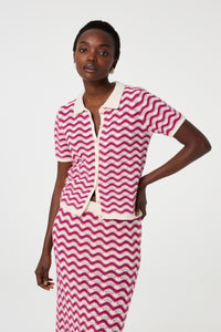 Caro Crochet Cardigan | Pink Craze