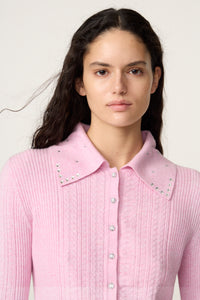 Nova Cardigan | Pink Rose