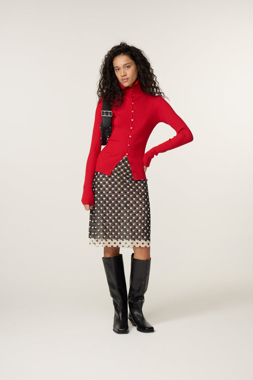 Alida Cardigan | Haute Red