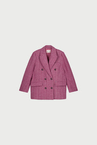 Sabine Coat | Pink Pretty Lips