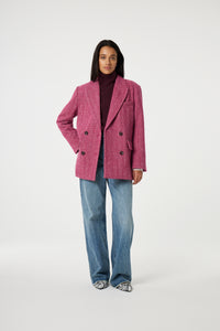 Sabine Coat | Pink Pretty Lips