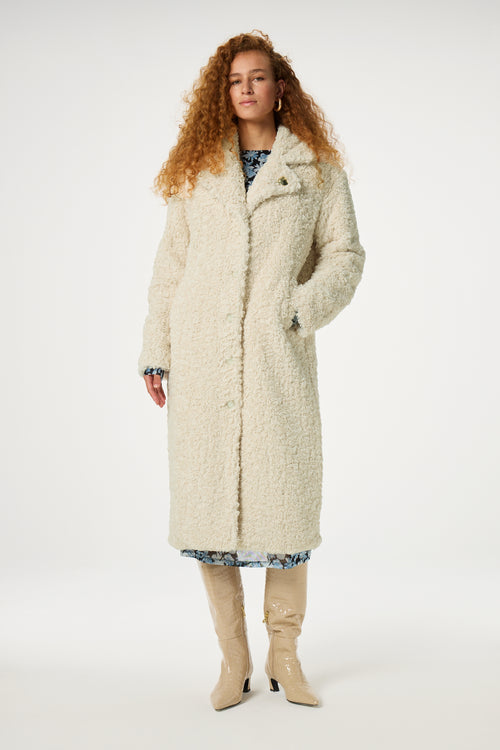 Nicole Coat | Cosy White