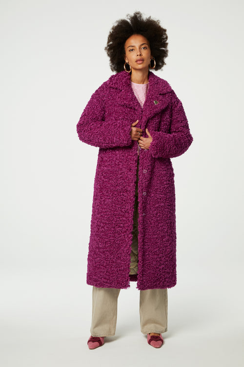 Nicole Coat | Raspberry