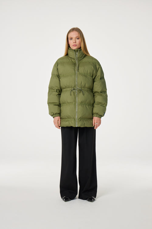 Cisca Puffer Coat | Martini Olive