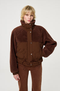 Uma Short Coat | Mocha Brown
