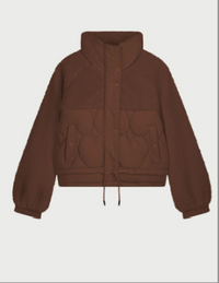 Uma Short Coat | Mocha Brown