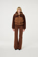 Uma Short Coat | Mocha Brown