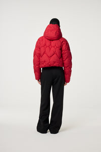 Prisca Puffer | Disco Red