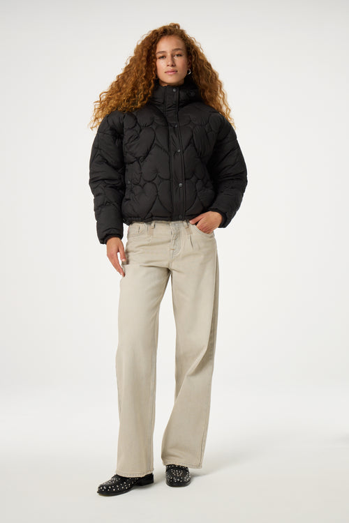 Prisca Short Puffer | Black
