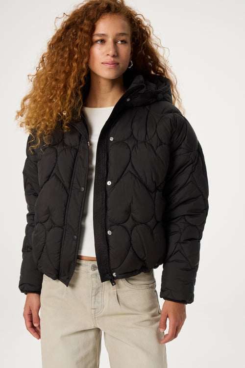 Prisca Short Puffer | Black