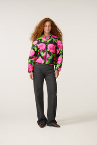 Hermi Coat | Fab Fuchsia/Black