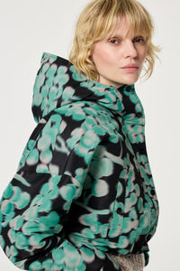 Bennie Puffer | Black/Mint Green