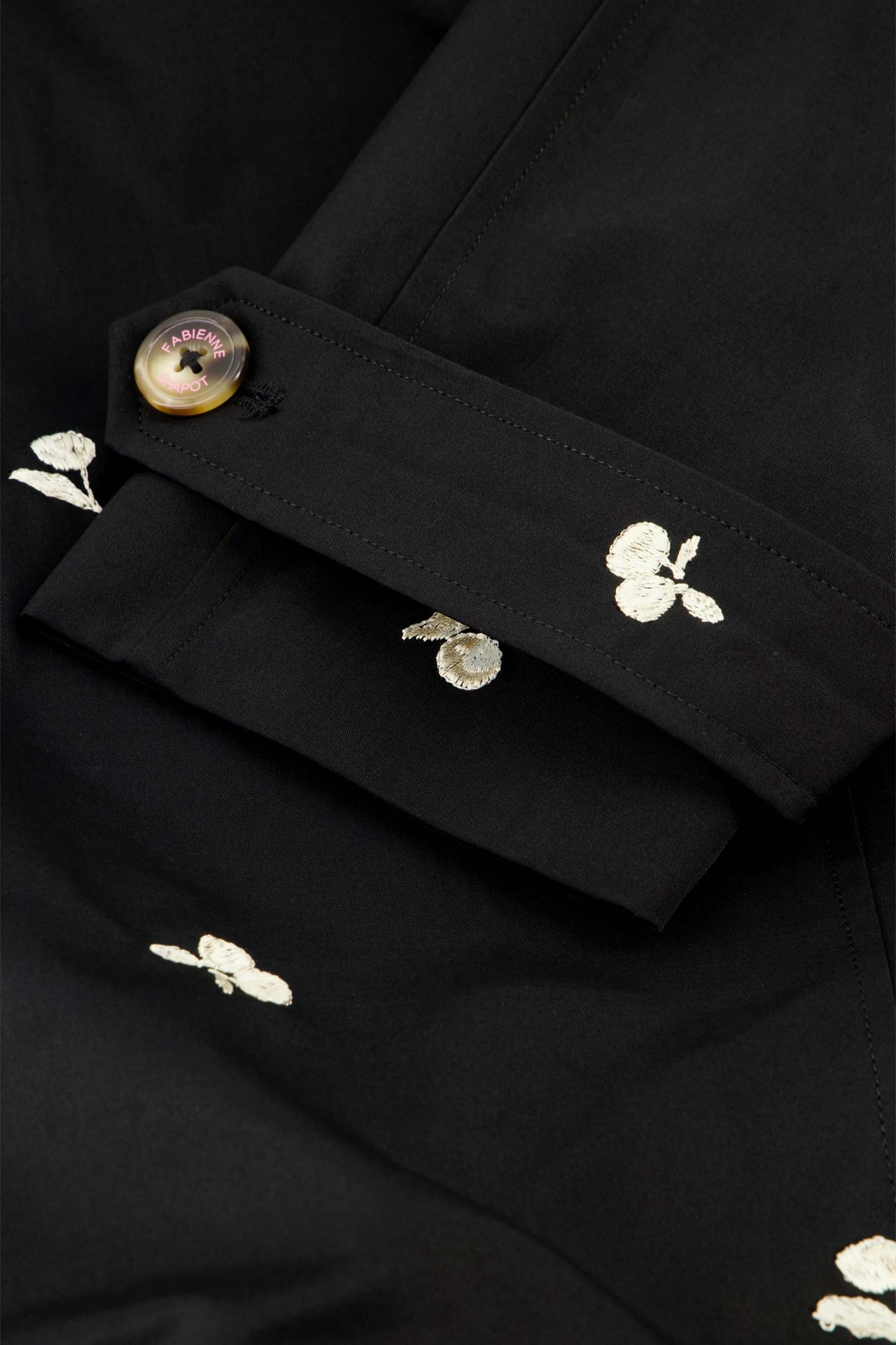 Troy Trenchcoat Short | Black