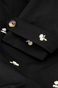 Troy Trenchcoat Short | Black