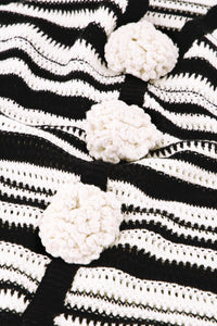 Paulina Dress | Cosy White/Black