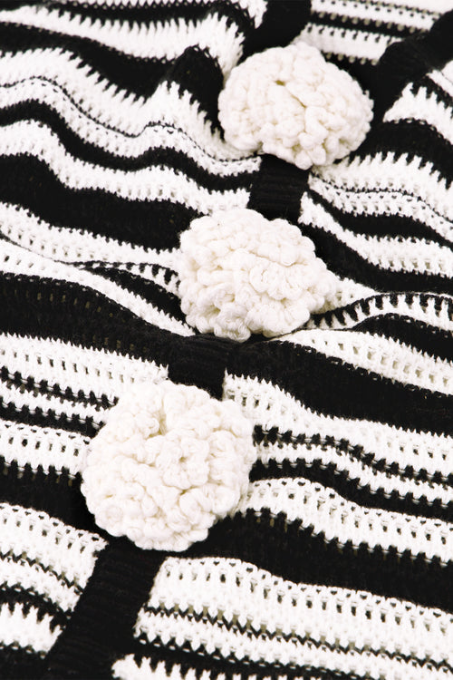 Paulina Dress | Cosy White/Black