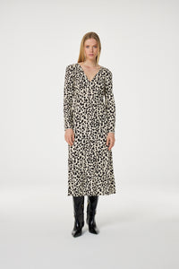 Doris Dress | Cosy White/Black