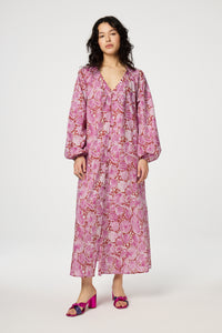 Annalie Dress | Tile Red/Plum Party