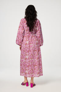 Annalie Dress | Tile Red/Plum Party