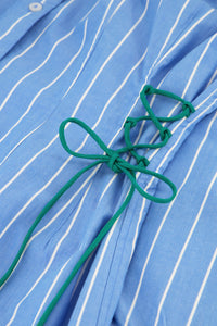 Coletta Blue Stripe Dress | Marina Blue/Cosy White