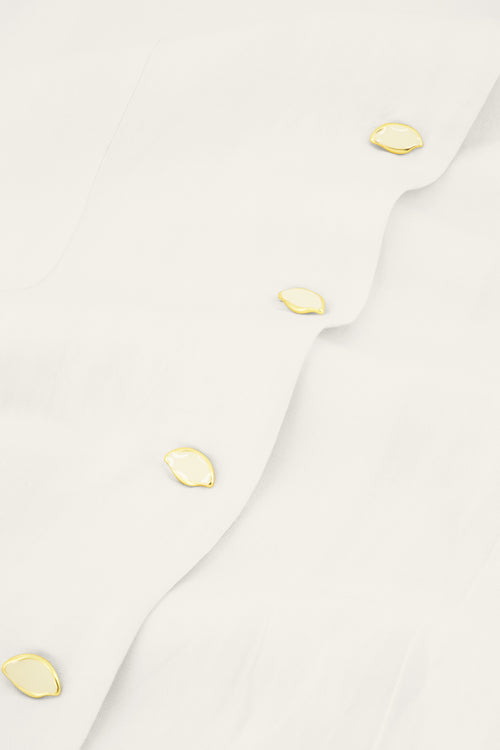 Melody Dress | Cosy White