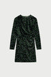 Verolin Dress | Black/Winter Greens