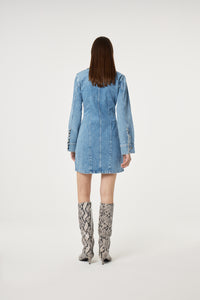 Ina Dress | Mid Blue