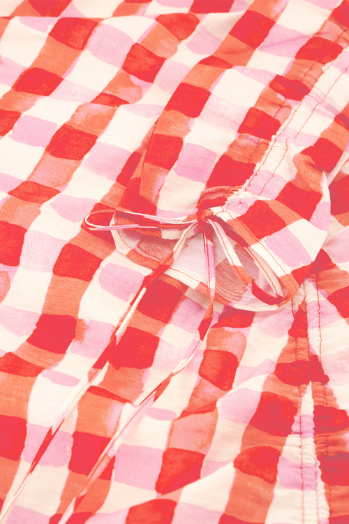 Levi Dress | Tangerine Tango/Cosy White