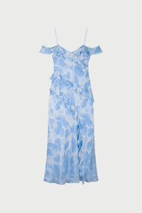 Jule Dress | Light Blue/Crispy White