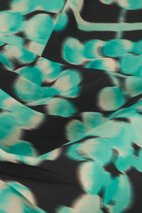 Shiraz Dress | Black/Mint Green