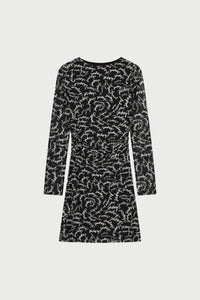 Ashley Dress | Black/White