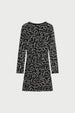 Ashley Dress | Black/White